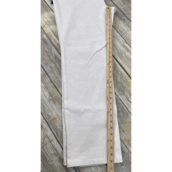 DG2 by Diane Gilman Compact Comfort Denim Bootcut Jeans Size 20WT Ivory NEW - Picture 9 of 9